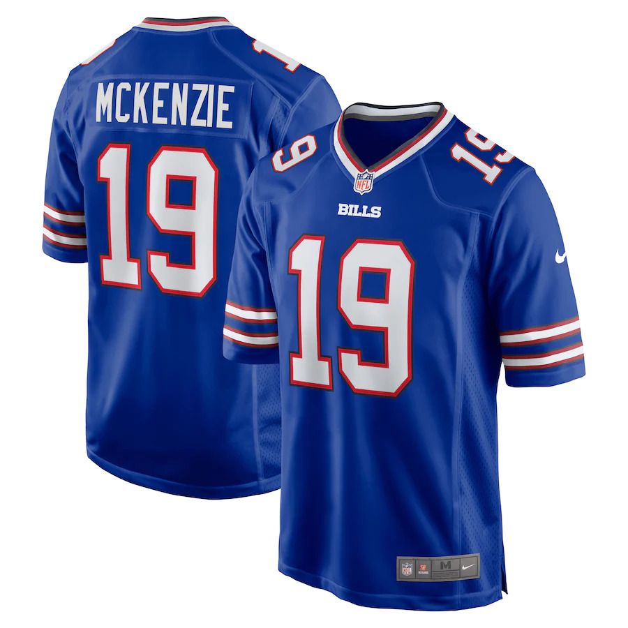 Men Buffalo Bills 19 Isaiah McKenzie Nike Royal Game NFL Jersey